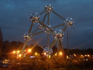 Atomium à Noël - Bruxelles