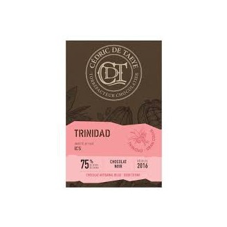 Cédric de Taeye chocolat Noir Trinidad 75%
