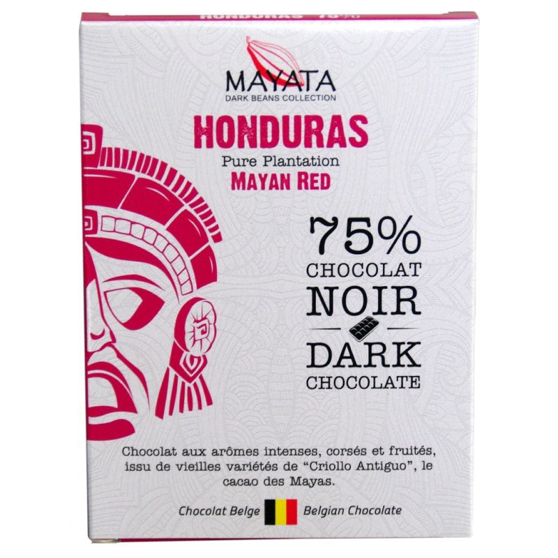 Mayata – Honduras – Mayan Red 75% – chocolat noir