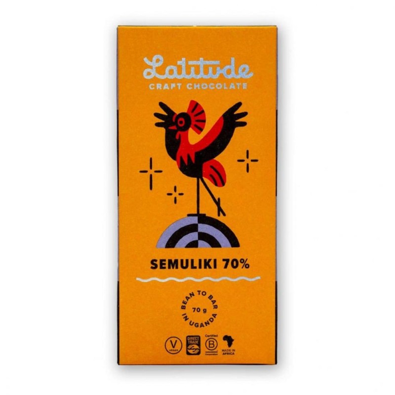 Latitude craft chocolate Semuliki 70%