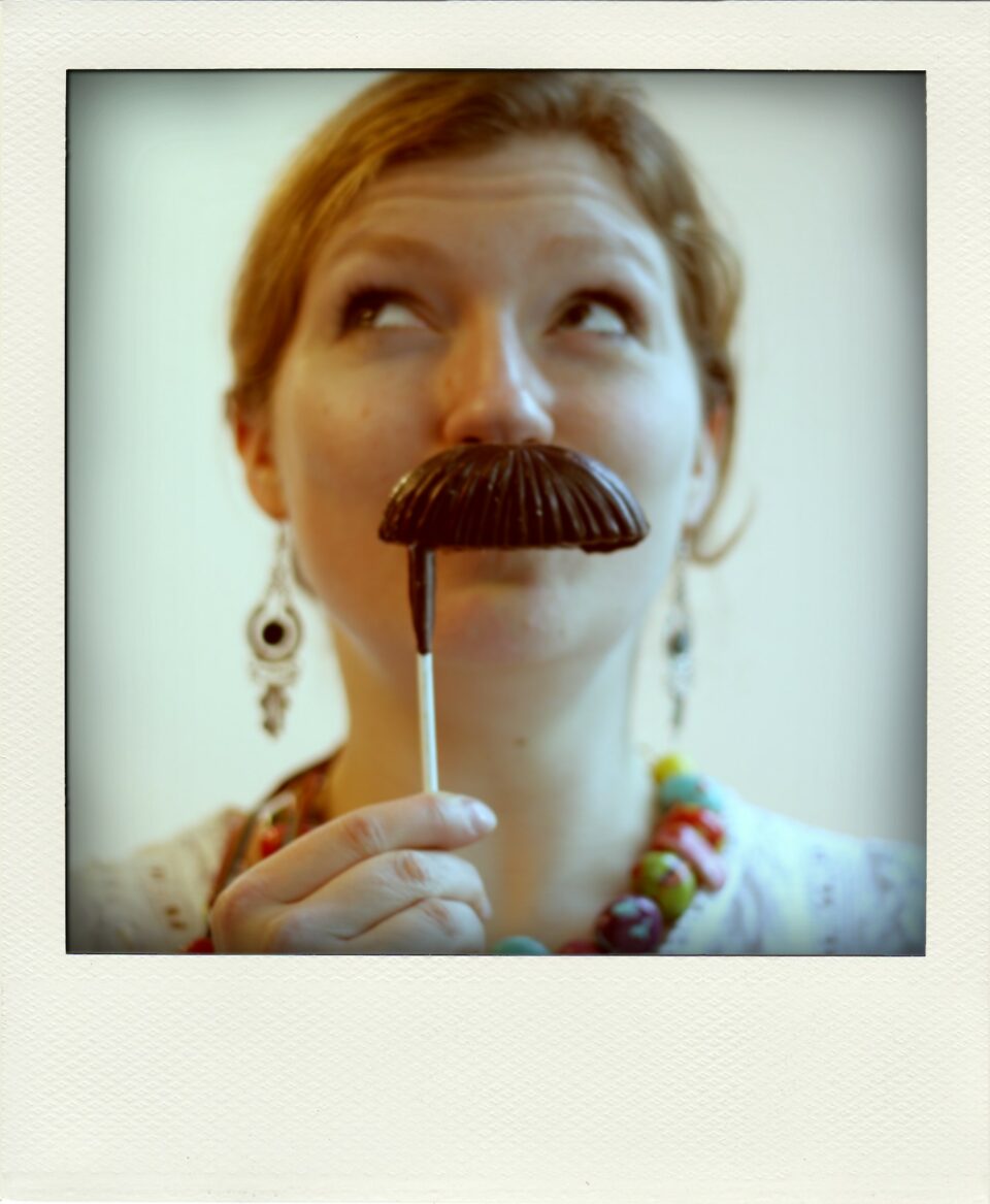 Moustaches en chocolat