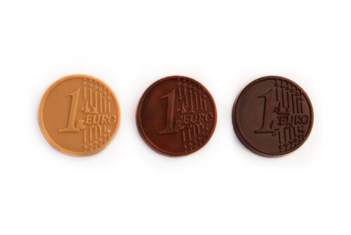 Pièces en chocolat