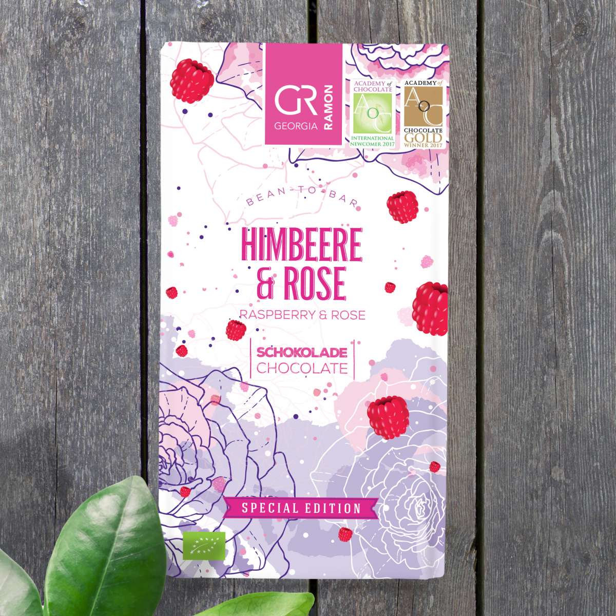Chocolat framboise rose