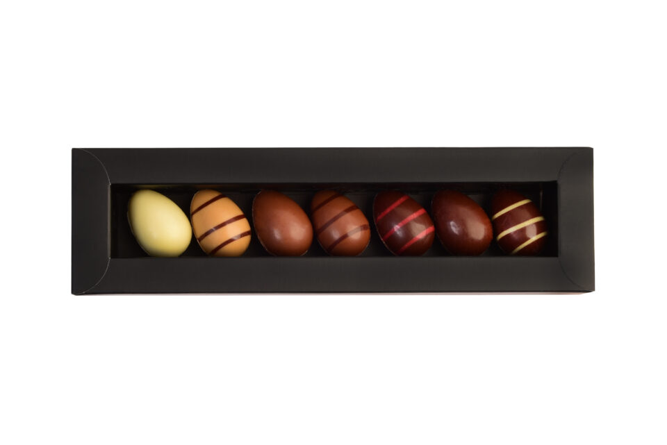 Reglette d'oeufs en chocolat