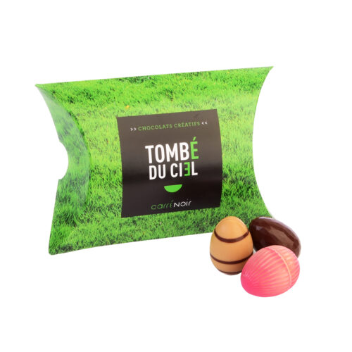 Chocolat Pâques Carré Noir Assortiment Tombé du ciel Berlingot