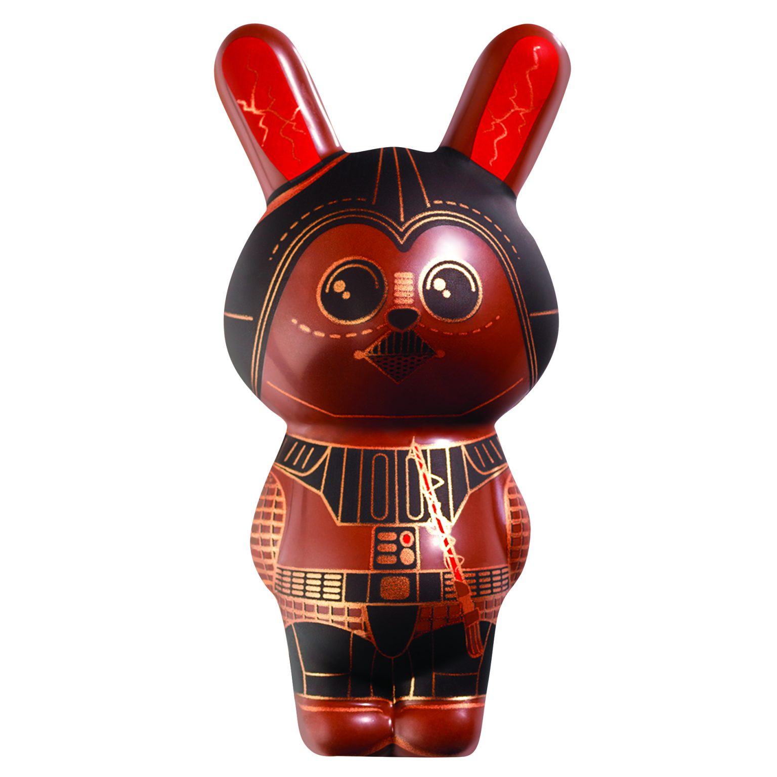 Dark Lapin Chocolat Carré Noir