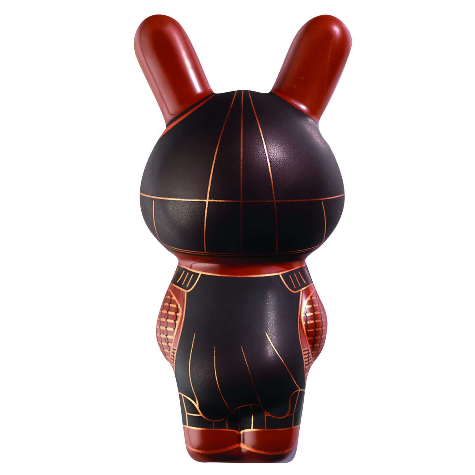 Dark Lapin Chocolat Carré Noir