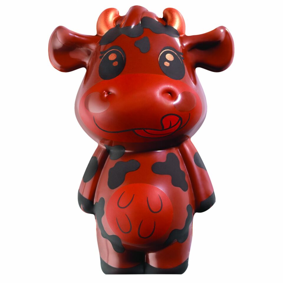 marguerite vache chocolat Carré Noir