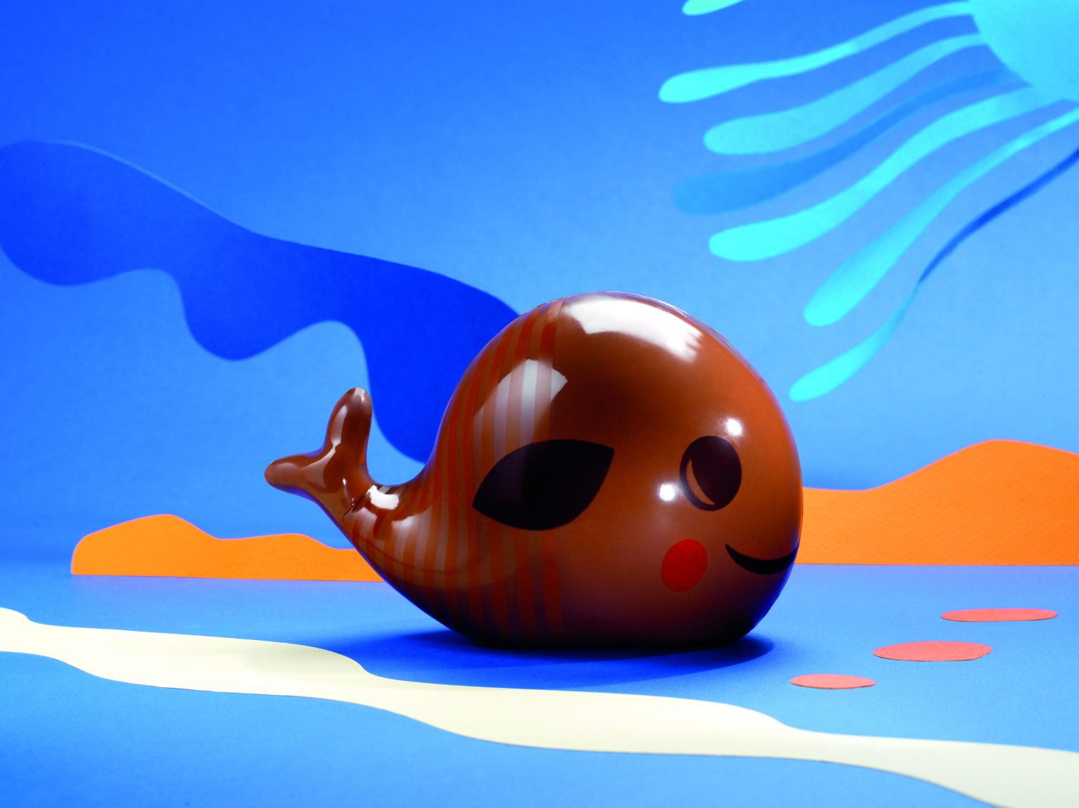 Baleine chocolat Carré Noir
