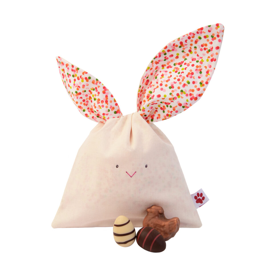 Sac en tissu vrac lapin paques