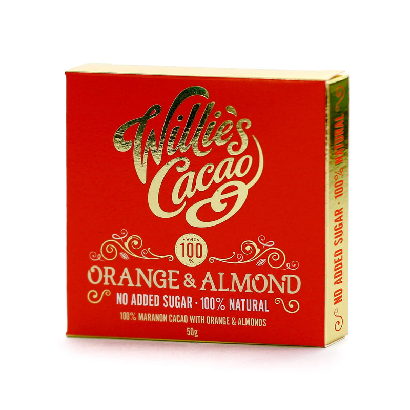 Willie's Cacao 100pc Orange & Amande