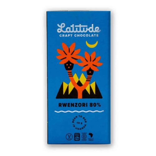 latiitude chocolat rwenzori Uganda noir 80pc