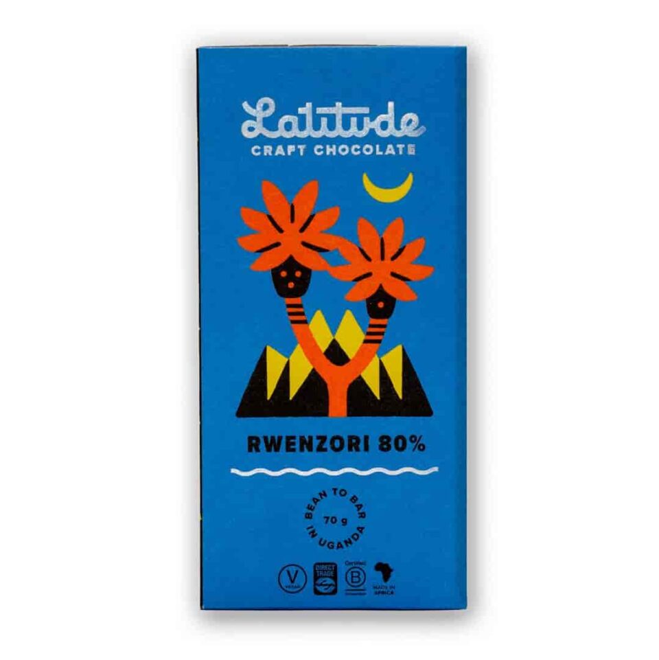 latiitude chocolat rwenzori Uganda noir 80pc