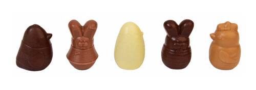 Assortiment de petits animaux de Pâques