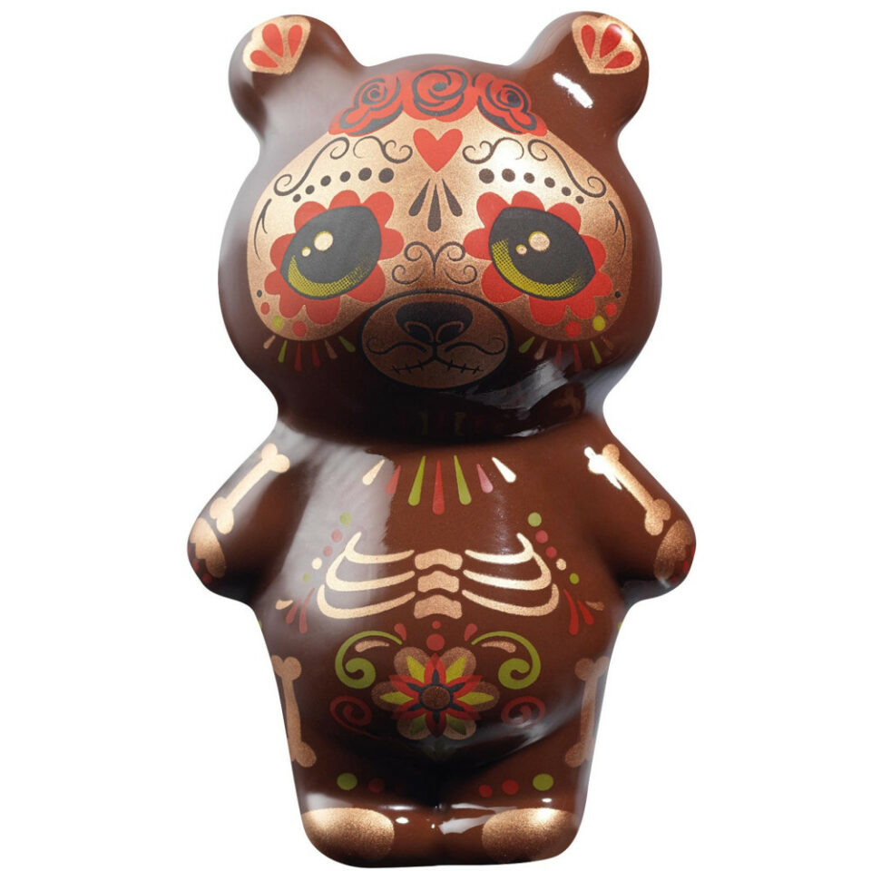 Ourson chocolat Dia de los muertos