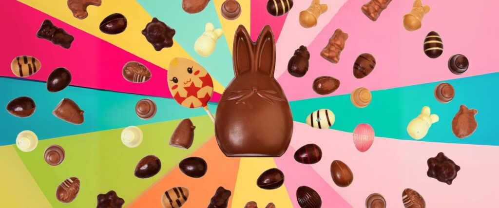 Assortiment de chocolats de Pâques Carré Noir